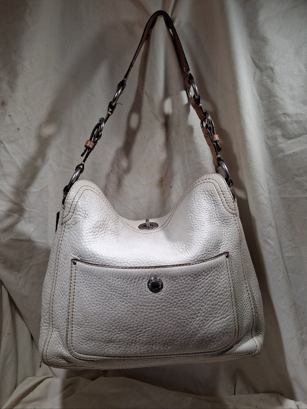 Coach vintage all pebbled leather chelsea hobo